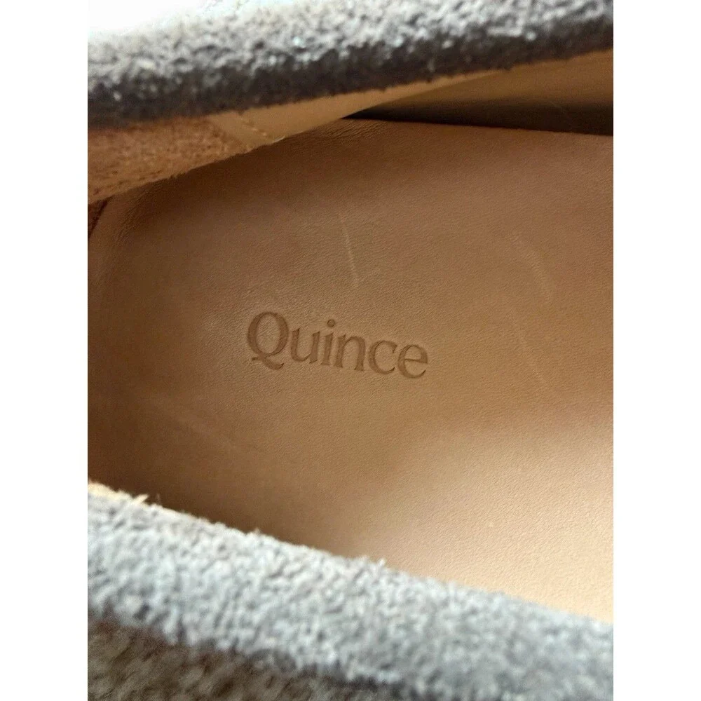 Quince 100% Suede Driver Loafer Medium Brown Shoes 8 NWT - Picture 8 of 9